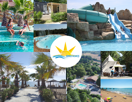 Bonnes Vacances : Location mobil home camping pas cher. Camping au bord de la mer ou au bord d'un lac avec piscine et animations.